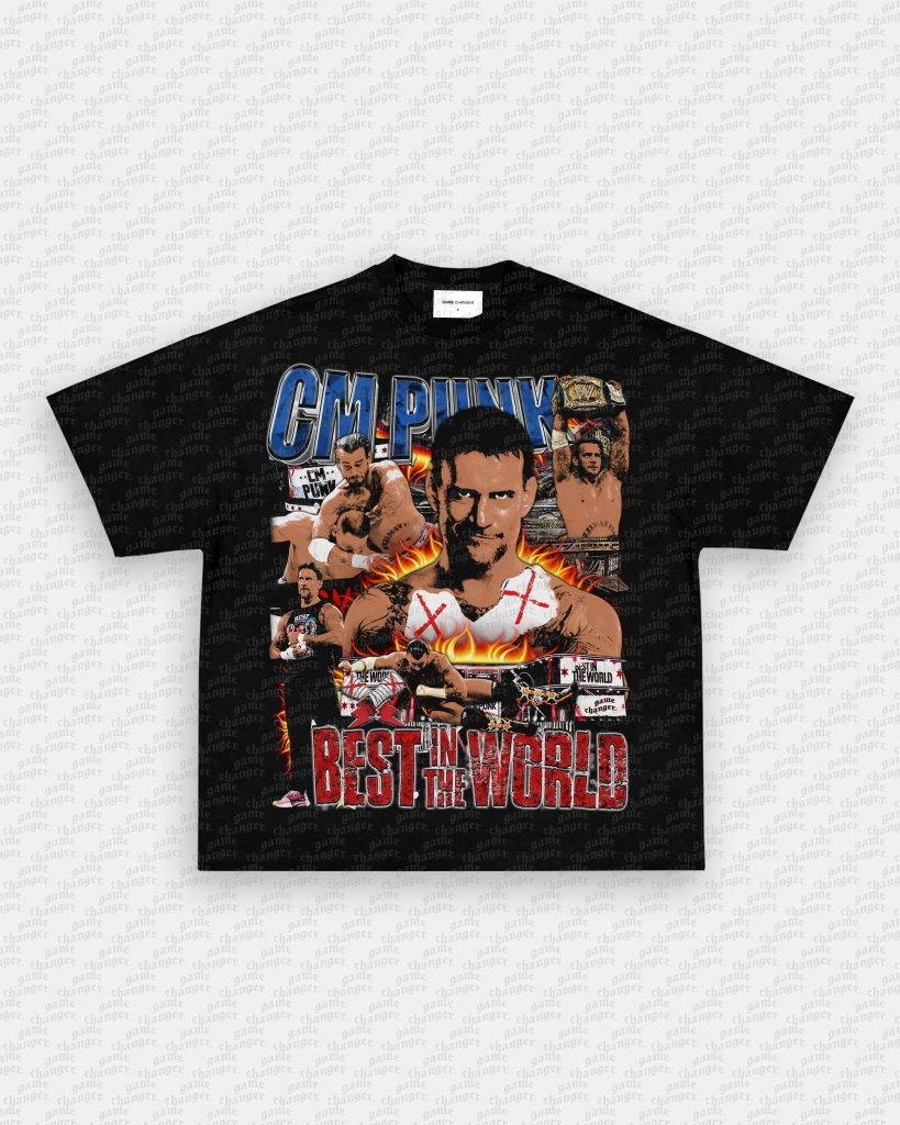 CM PUNK V3 TEE - VIP - GAME CHANGERS TEE