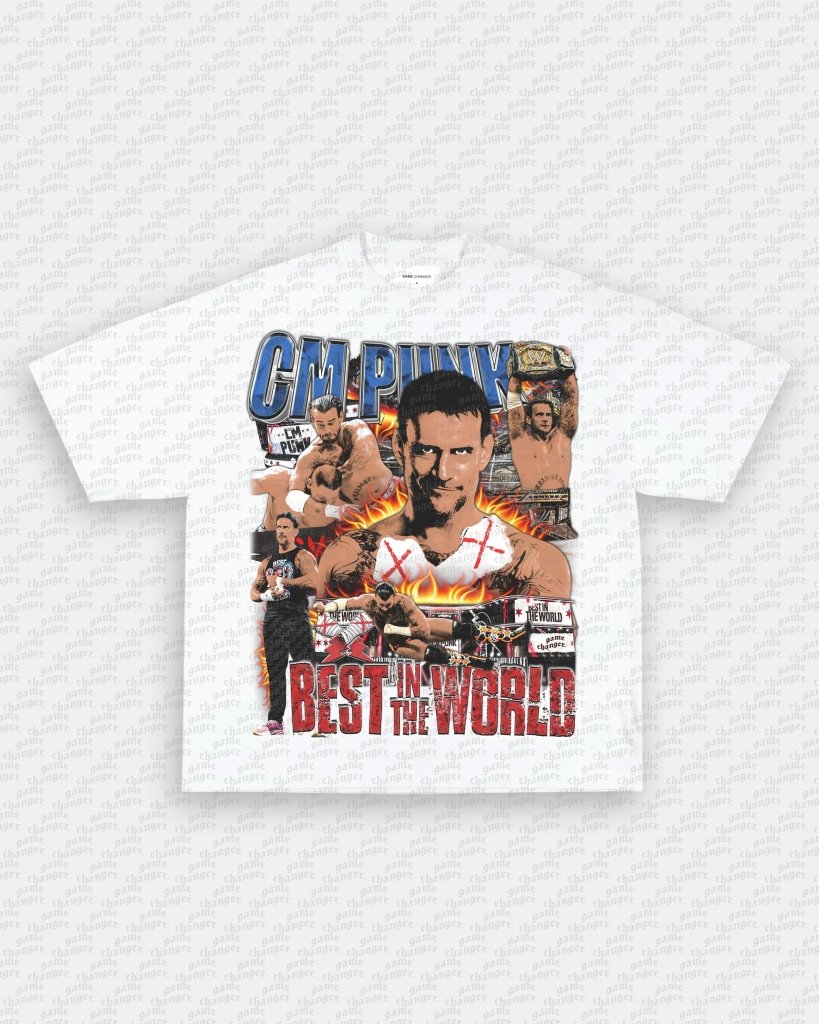 CM PUNK V3 TEE - VIP - GAME CHANGERS TEE