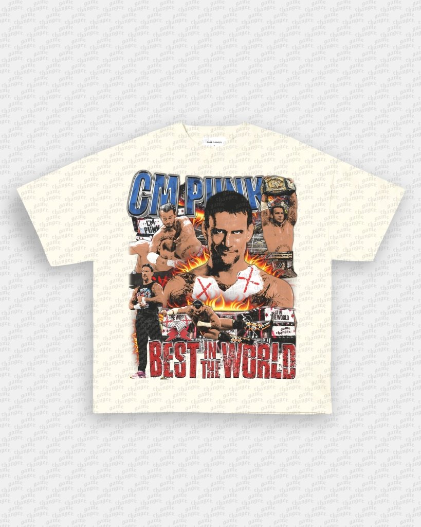 CM PUNK V3 TEE - VIP - GAME CHANGERS TEE