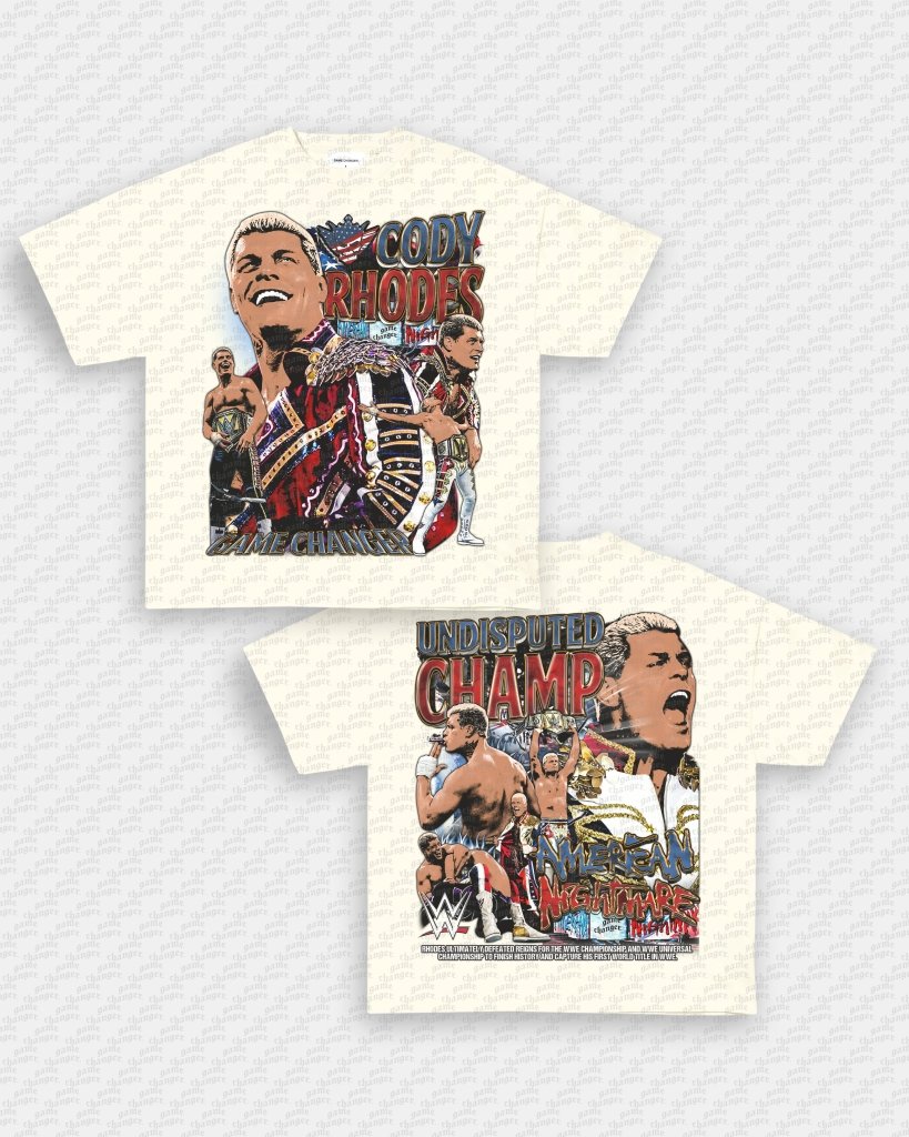 CODY RHODES V3 TEE - [DS] - VIP - GAME CHANGERS TEE