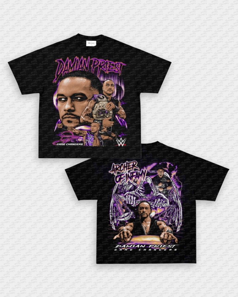 DAMIAN PRIEST TEE - [DS] - VIP - GAME CHANGERS - GAME CHANGERS GRAPHIC TEE