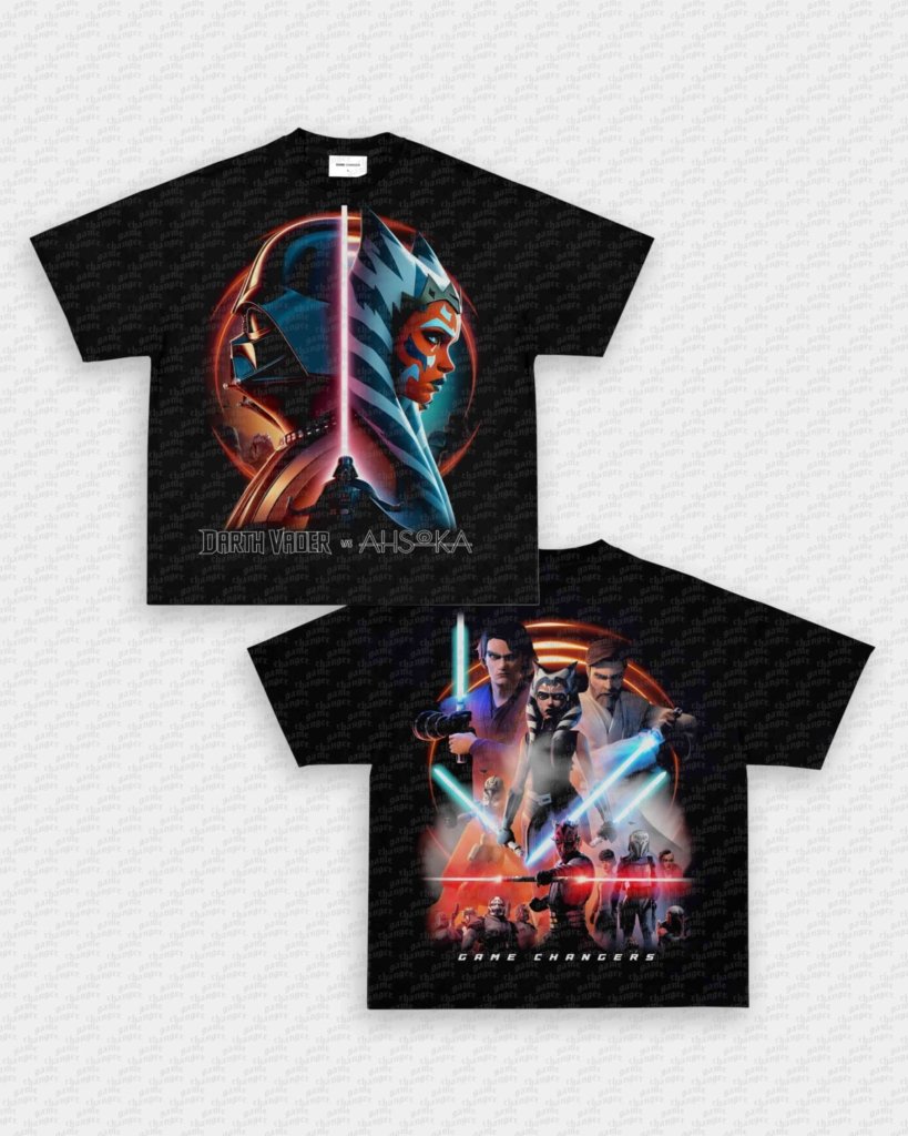 DARTH VADER VS AHSOKA TEE - [DS] - VIP - GAME CHANGERS - GAME CHANGERS GRAPHIC TEE