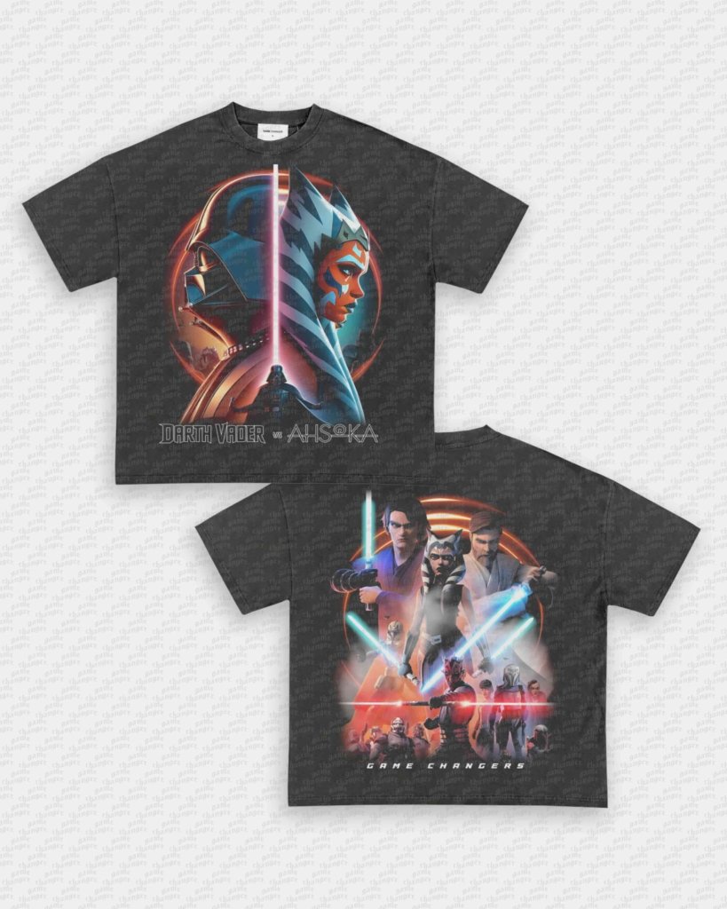 DARTH VADER VS AHSOKA TEE - [DS] - VIP - GAME CHANGERS - GAME CHANGERS GRAPHIC TEE