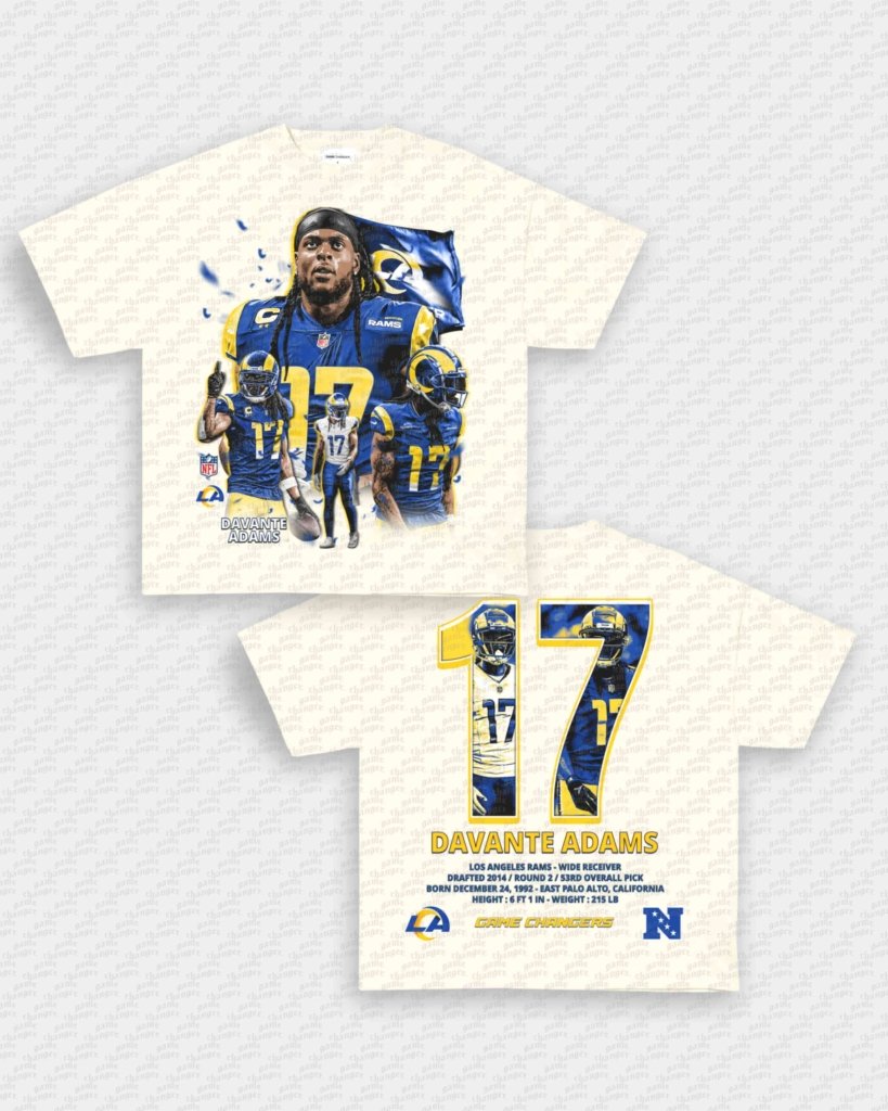 DAVANTE ADAMS - RAMS TEE - [DS] - VIP - GAME CHANGERS - GAME CHANGERS GRAPHIC TEE
