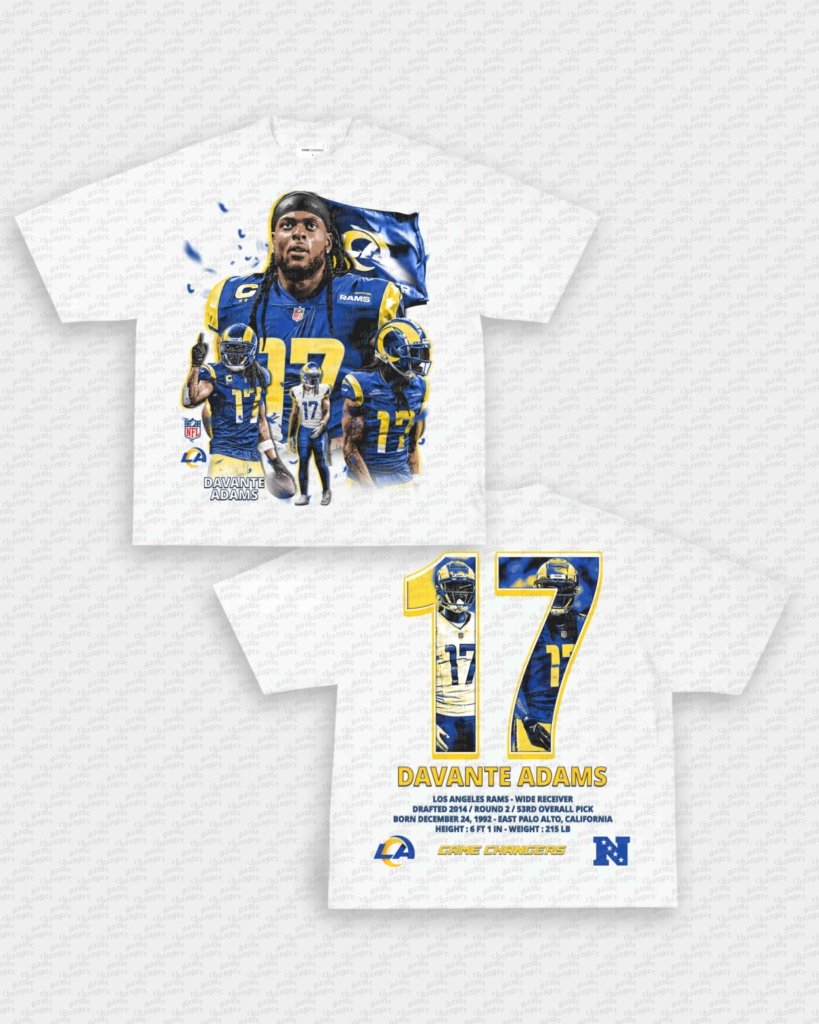 DAVANTE ADAMS - RAMS TEE - [DS] - VIP - GAME CHANGERS - GAME CHANGERS GRAPHIC TEE