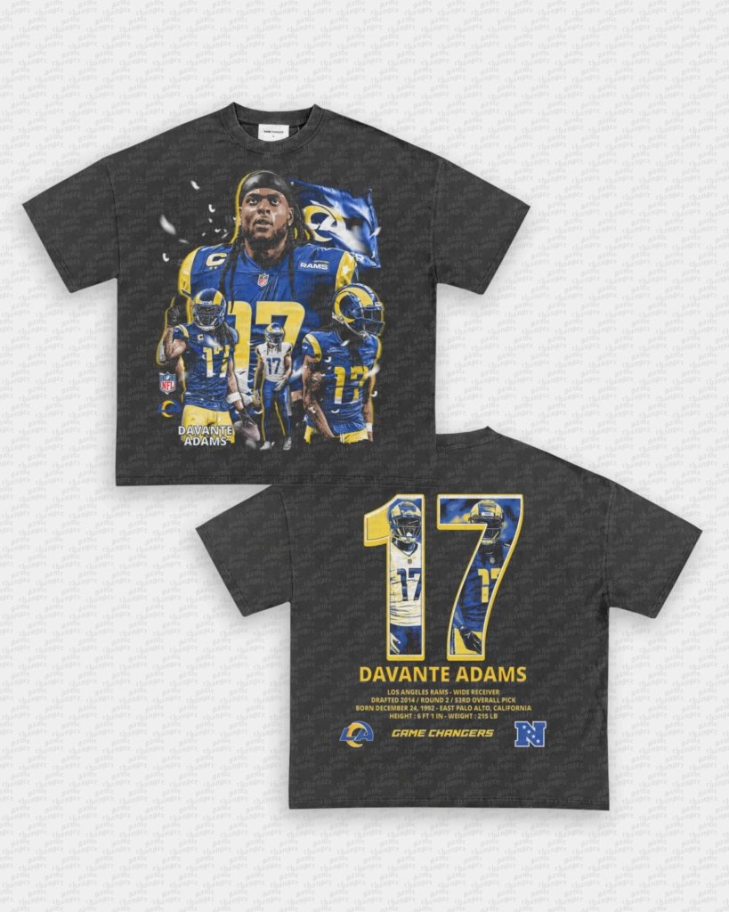 DAVANTE ADAMS - RAMS TEE - [DS] - VIP - GAME CHANGERS - GAME CHANGERS GRAPHIC TEE