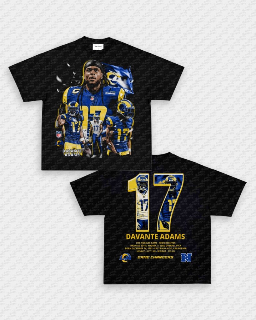 DAVANTE ADAMS - RAMS TEE - [DS] - VIP - GAME CHANGERS - GAME CHANGERS GRAPHIC TEE