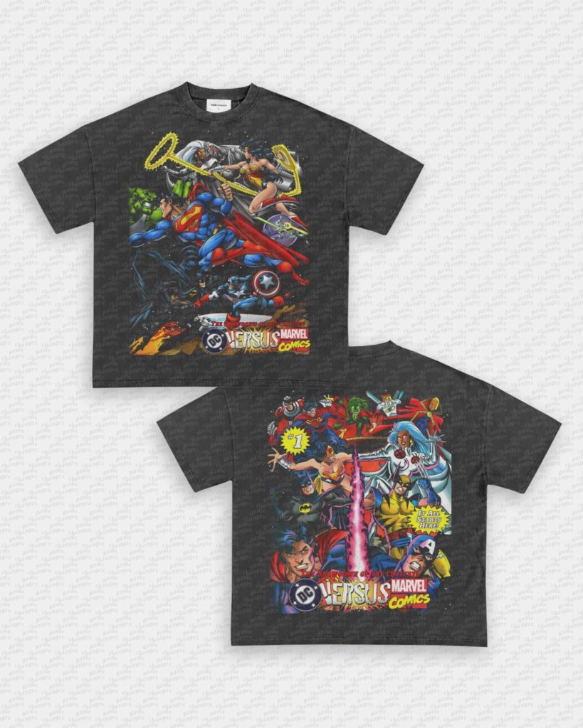 DC VERSUS MARVEL TEE - [DS] - VIP - GAME CHANGERS - GAME CHANGERS GRAPHIC TEE