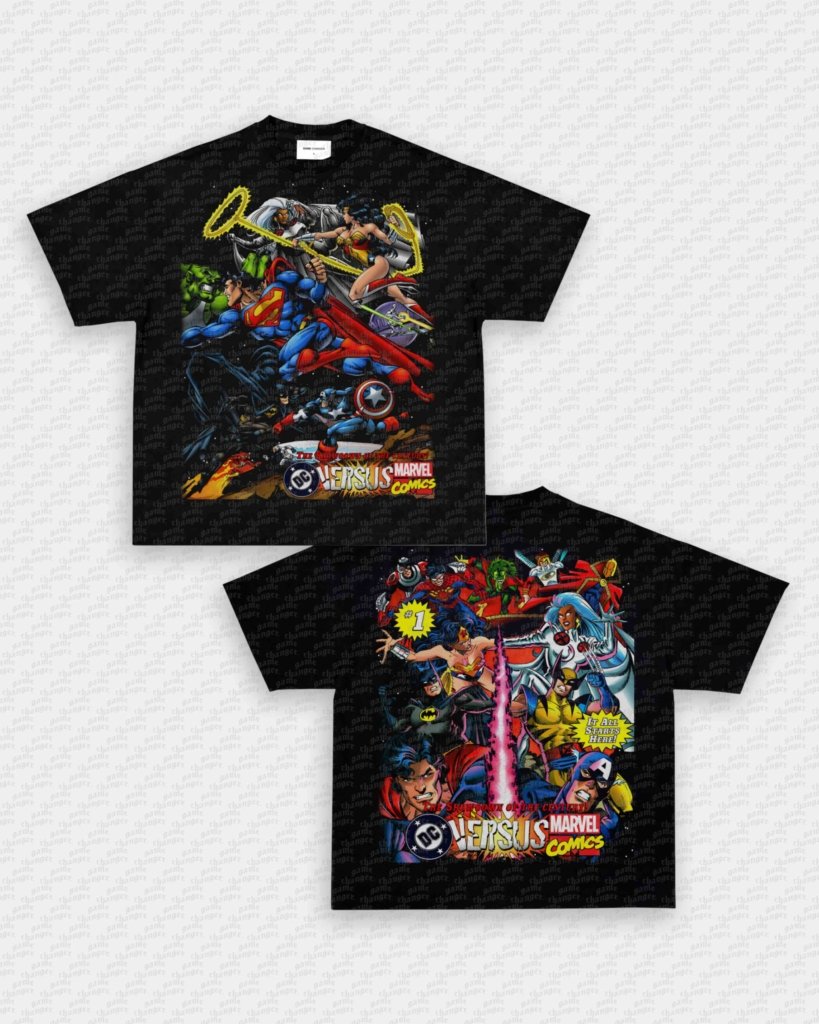 DC VERSUS MARVEL TEE - [DS] - VIP - GAME CHANGERS - GAME CHANGERS GRAPHIC TEE
