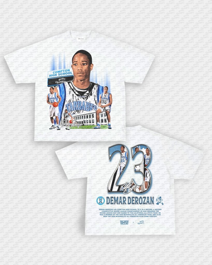 Compton バスケットボール ゲームシャツ ユニフォーム DEROZAN - COMPTON HIGH TEE - [DS]