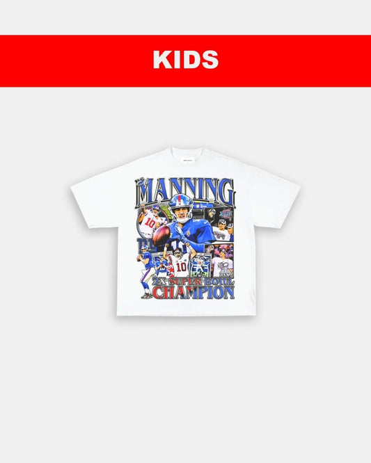 ELI MANNING - KIDS TEE - VIP - GAME CHANGERS TEE