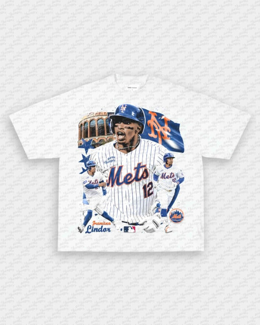 FRANCISCO LINDOR V2 TEE - VIP - GAME CHANGERS - GAME CHANGERS GRAPHIC TEE