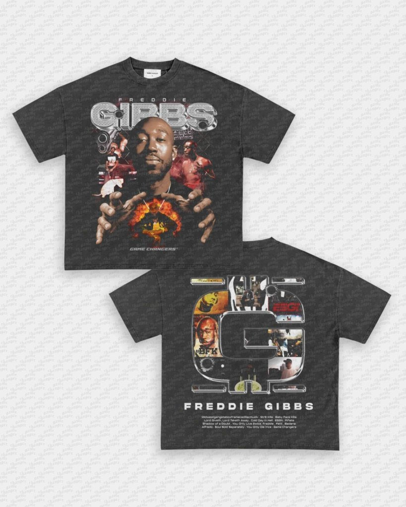 FREDDIE GIBBS TEE - [DS] - VIP - GAME CHANGERS - GAME CHANGERS GRAPHIC TEE