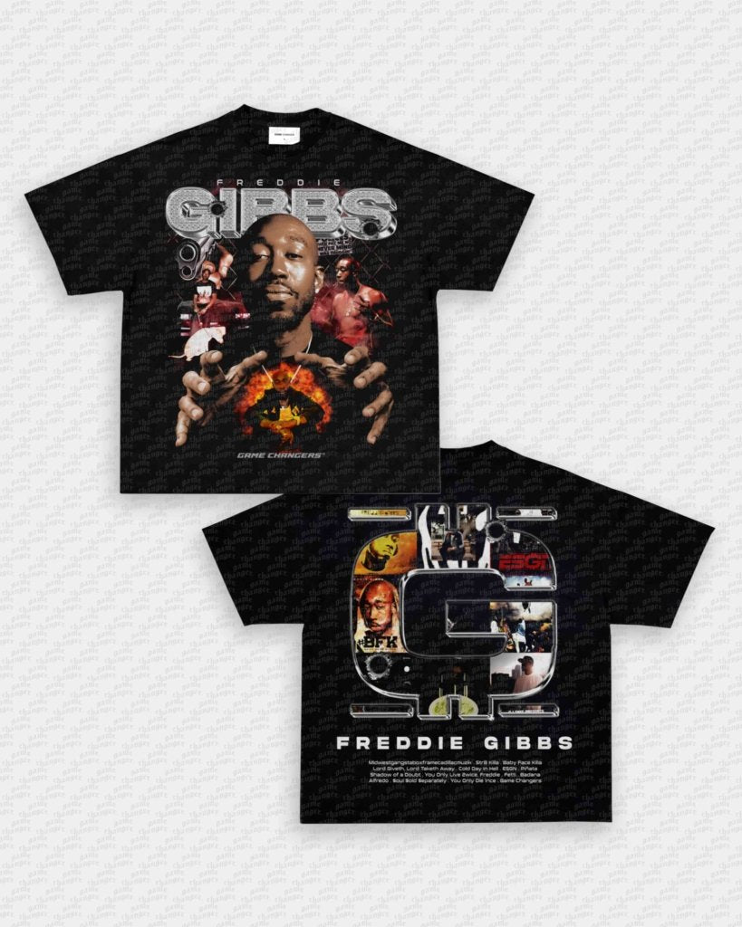 FREDDIE GIBBS TEE - [DS] - VIP - GAME CHANGERS - GAME CHANGERS GRAPHIC TEE