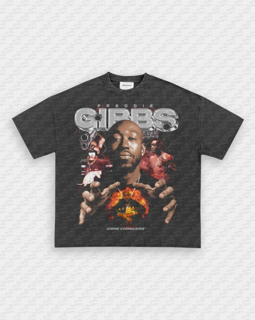 FREDDIE GIBBS V2 TEE - VIP - GAME CHANGERS - GAME CHANGERS GRAPHIC TEE