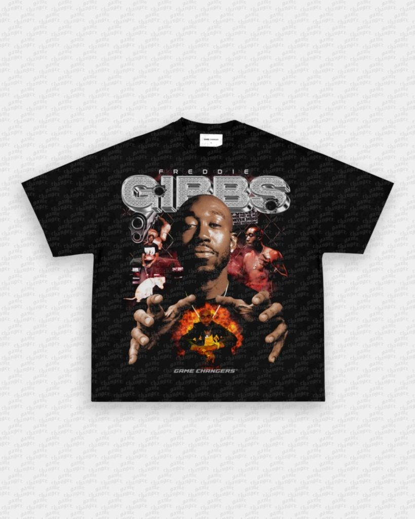 FREDDIE GIBBS V2 TEE - VIP - GAME CHANGERS - GAME CHANGERS GRAPHIC TEE