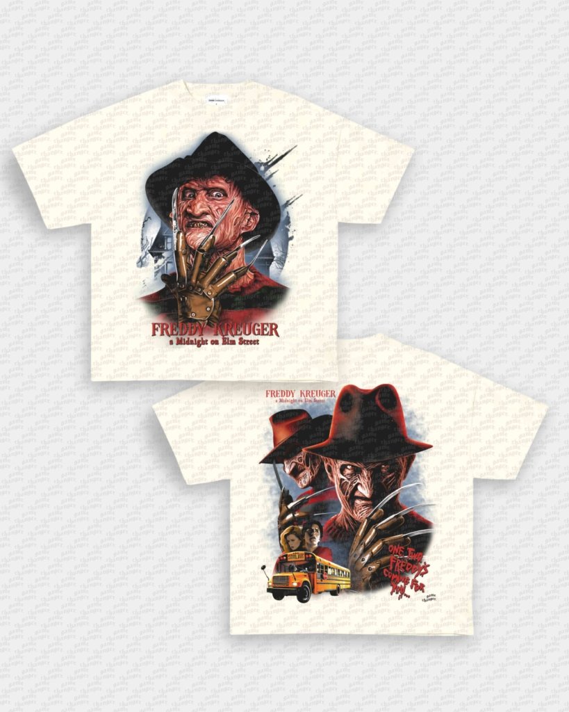 FREDDY KRUEGER V3 TEE - [DS] - VIP - GAME CHANGERS - GAME CHANGERS GRAPHIC TEE