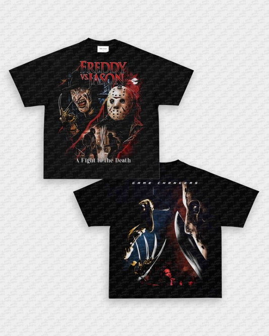 FREDDY VS JASON V2 TEE - [DS] - VIP - GAME CHANGERS - GAME CHANGERS GRAPHIC TEE