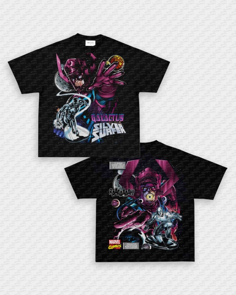GALACTUS X SILVER SURFER TEE - [DS] - VIP - GAME CHANGERS - GAME CHANGERS GRAPHIC TEE
