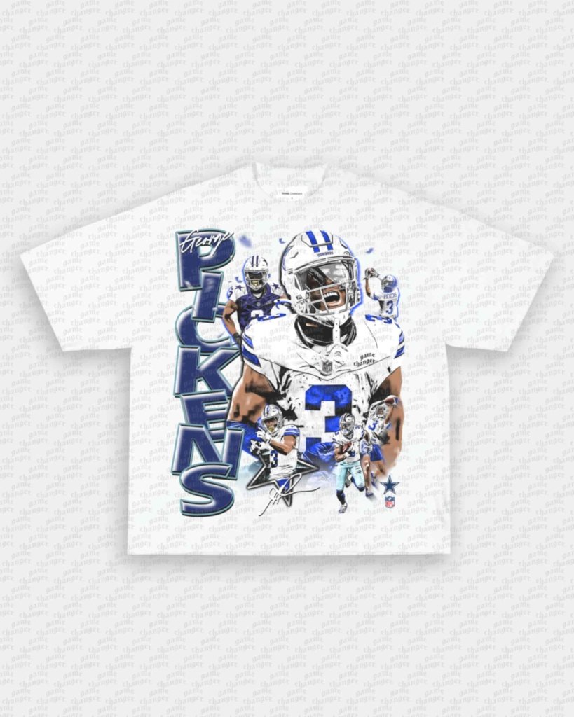GEORGE PICKENS - COWBOYS V2 TEE - VIP - GAME CHANGERS - GAME CHANGERS GRAPHIC TEE