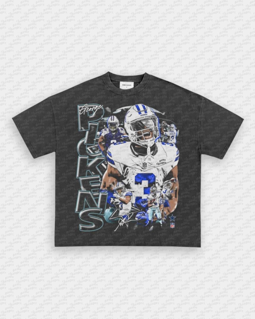 GEORGE PICKENS - COWBOYS V2 TEE - VIP - GAME CHANGERS - GAME CHANGERS GRAPHIC TEE