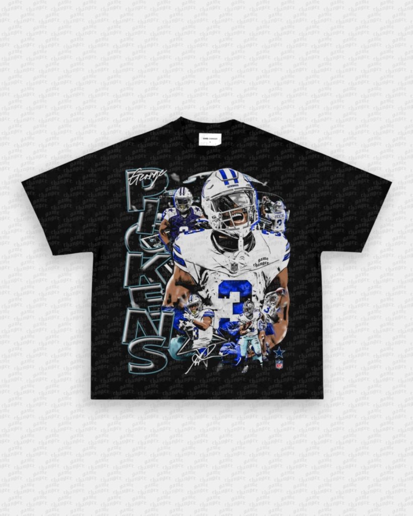 GEORGE PICKENS - COWBOYS V2 TEE - VIP - GAME CHANGERS - GAME CHANGERS GRAPHIC TEE
