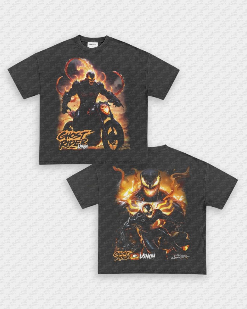 GHOST RIDER X VENOM TEE - [DS] - VIP - GAME CHANGERS GRAPHIC TEE