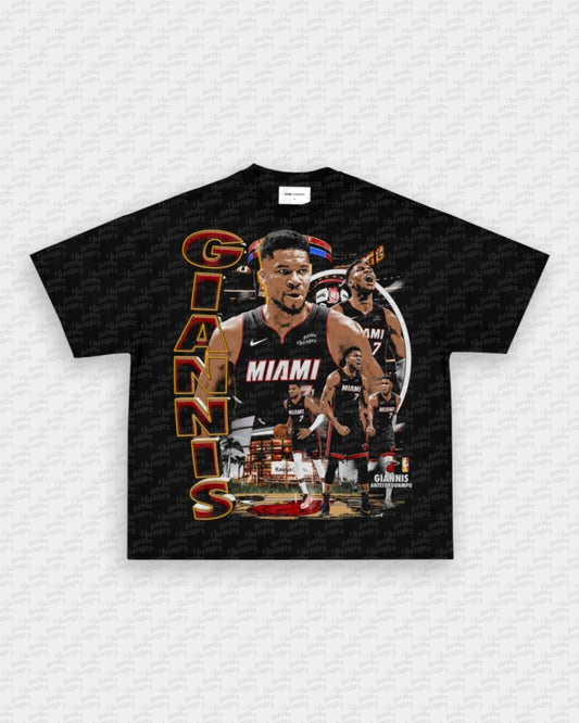 GIANNIS - HEAT TEE - VIP - GAME CHANGERS - GAME CHANGERS GRAPHIC TEE