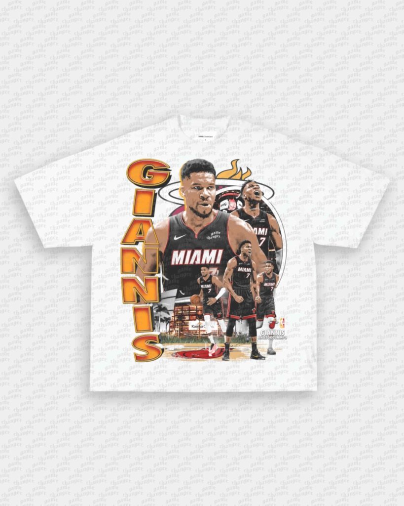 GIANNIS - HEAT TEE - VIP - GAME CHANGERS - GAME CHANGERS GRAPHIC TEE