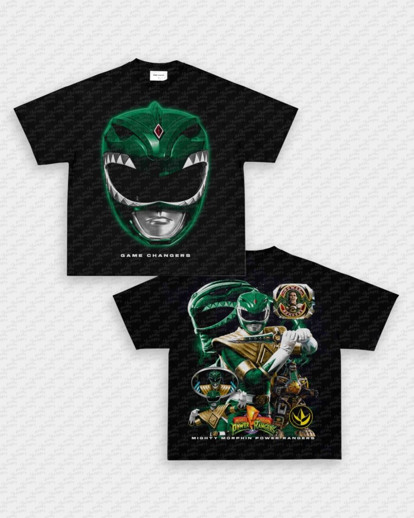 GREEN RANGER V3 TEE - [DS] - VIP - GAME CHANGERS - GAME CHANGERS GRAPHIC TEE