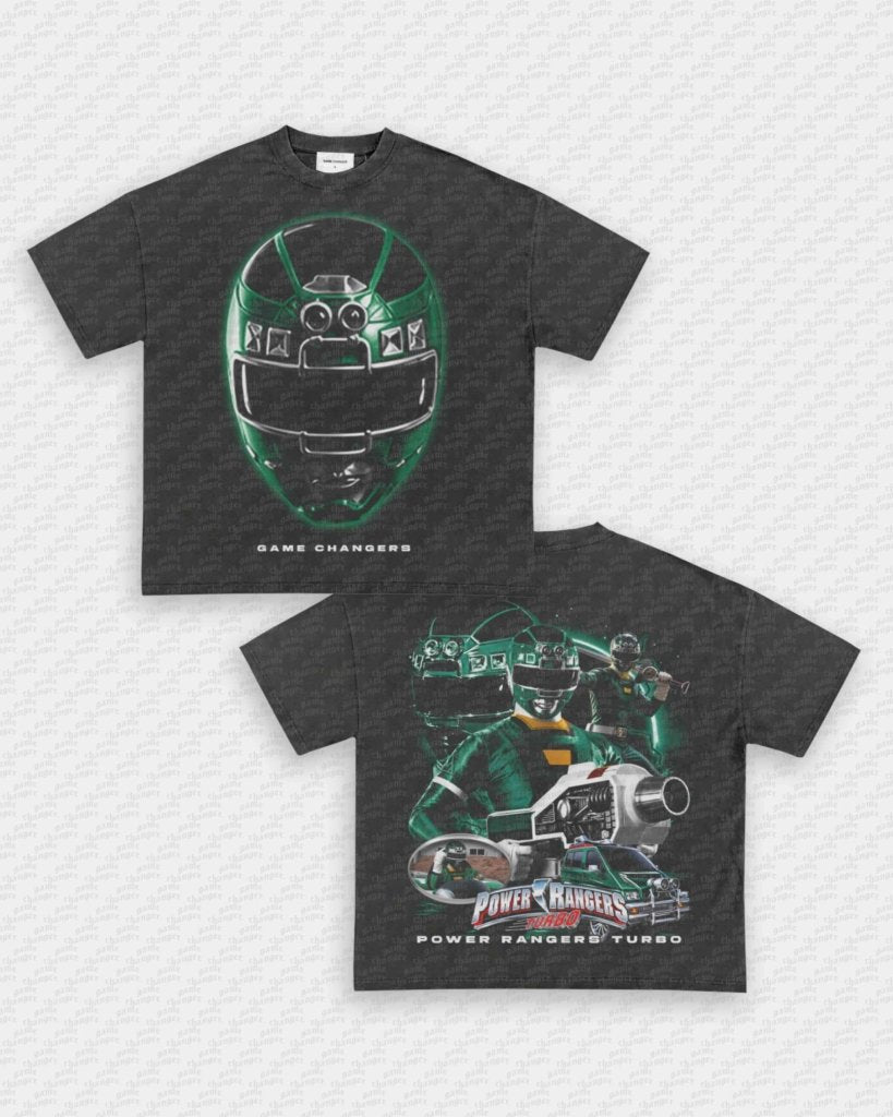 GREEN TURBO RANGER TEE - [DS] - VIP - GAME CHANGERS - GAME CHANGERS GRAPHIC TEE