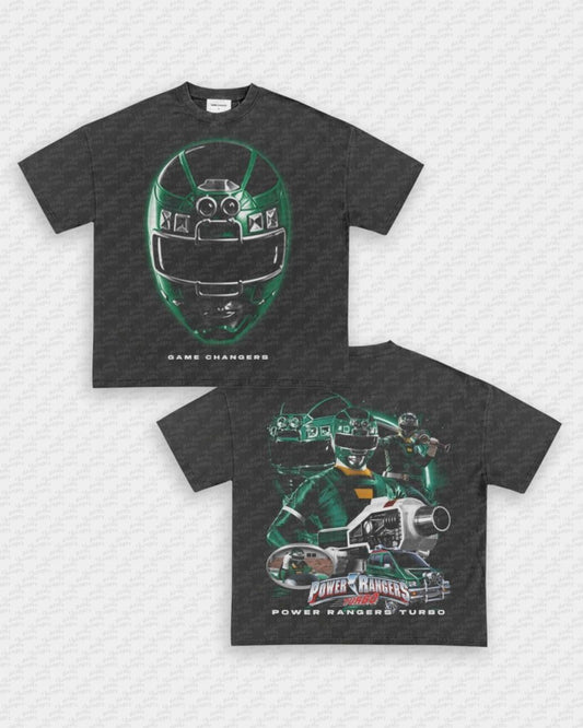 GREEN TURBO RANGER TEE - [DS] - VIP - GAME CHANGERS - GAME CHANGERS GRAPHIC TEE