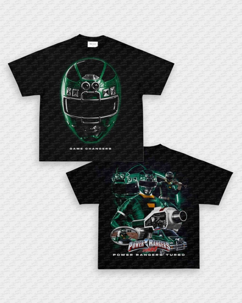 GREEN TURBO RANGER TEE - [DS] - VIP - GAME CHANGERS - GAME CHANGERS GRAPHIC TEE