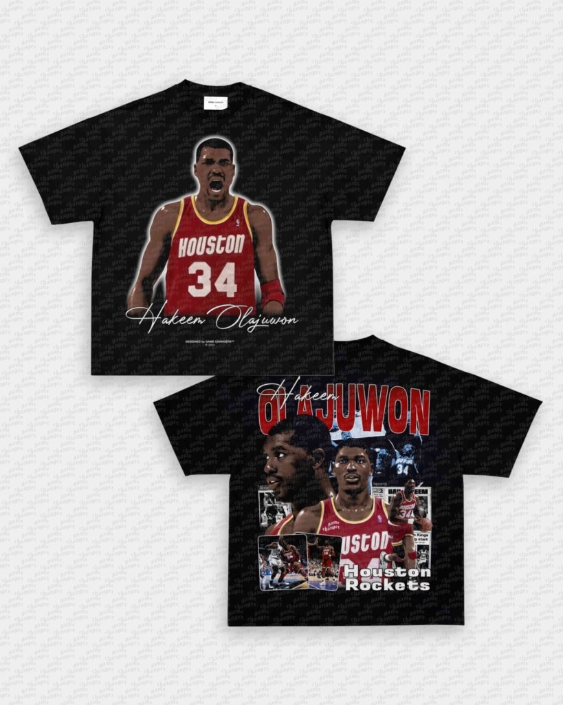 HAKEEM OLAJUWON V2 TEE - [DS] - VIP - GAME CHANGERS - GAME CHANGERS GRAPHIC TEE