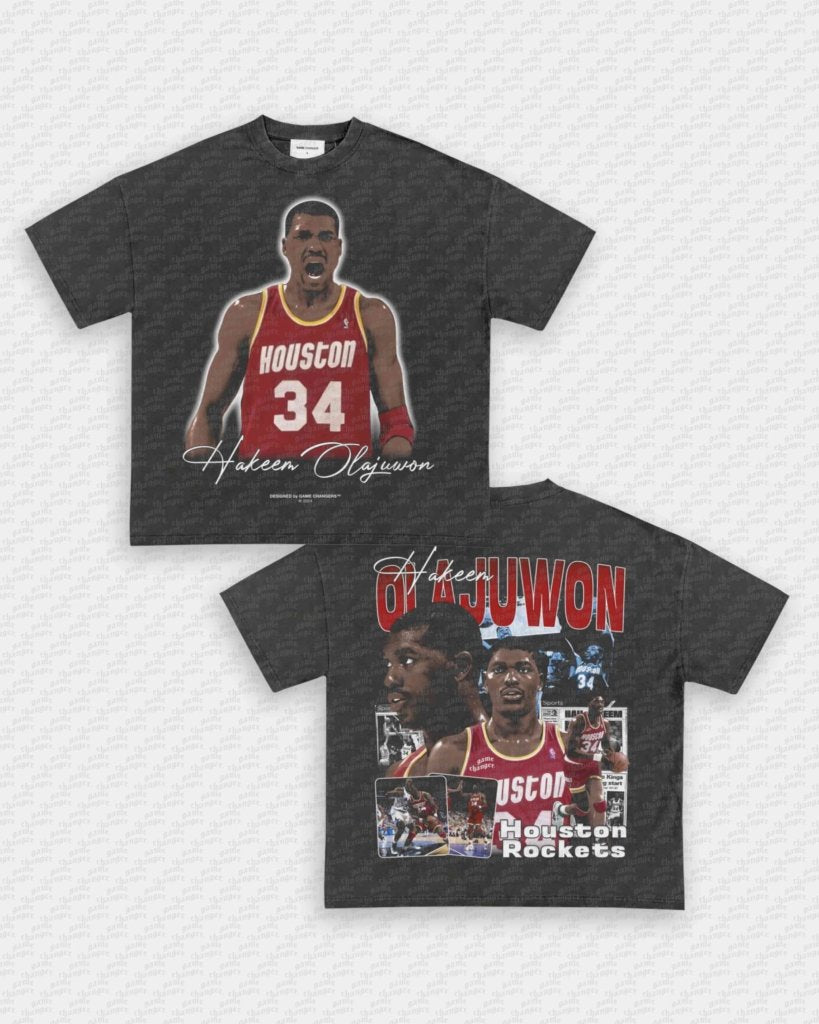 HAKEEM OLAJUWON V2 TEE - [DS] - VIP - GAME CHANGERS - GAME CHANGERS GRAPHIC TEE