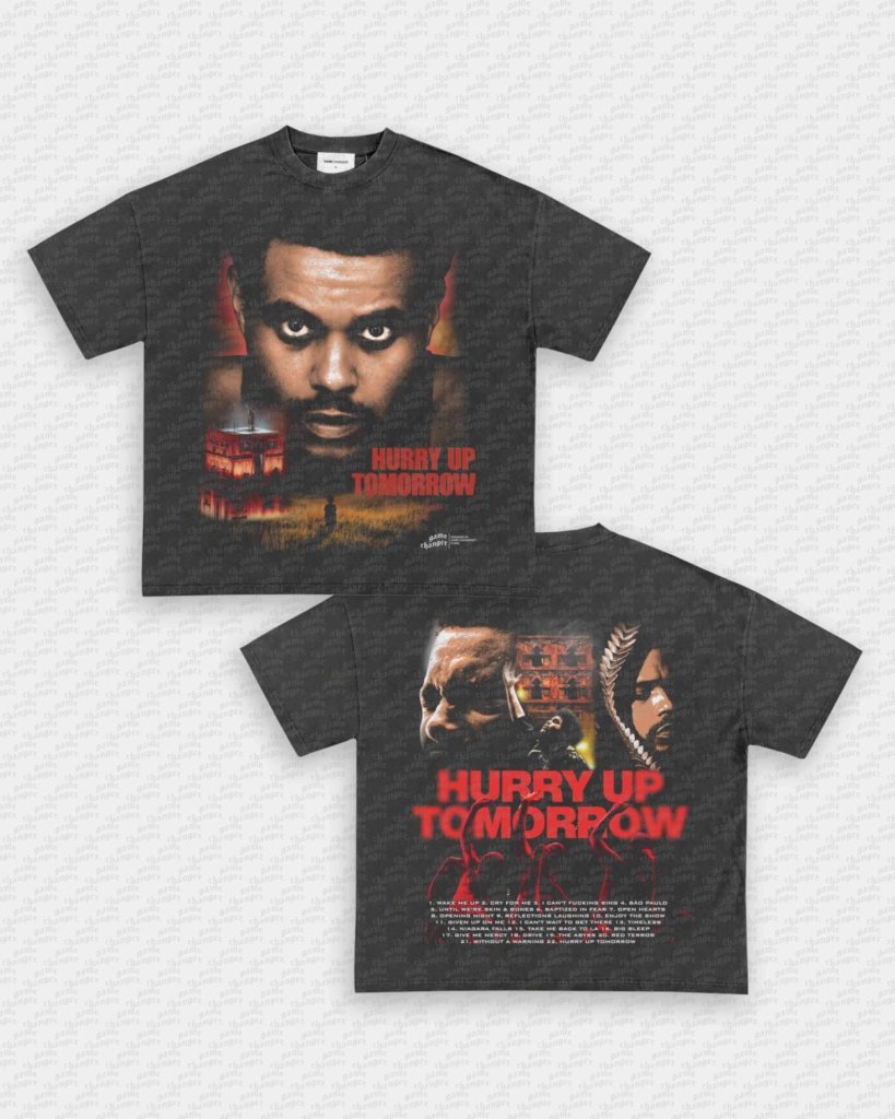 HURRY UP TOMORROW TEE - [DS] - VIP - GAME CHANGERS - GAME CHANGERS GRAPHIC TEE