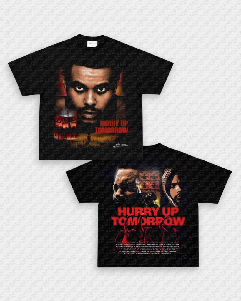 HURRY UP TOMORROW TEE - [DS] - VIP - GAME CHANGERS - GAME CHANGERS GRAPHIC TEE