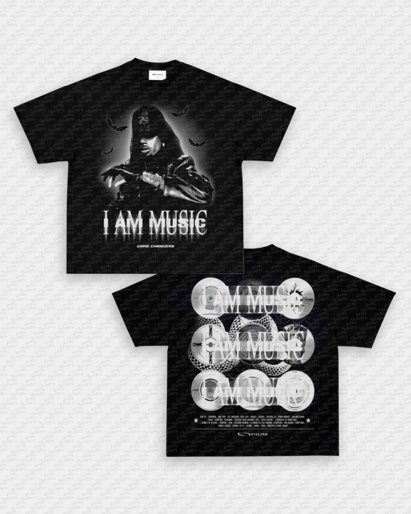 I AM MUSIC TEE - [DS] - VIP - GAME CHANGERS - GAME CHANGERS GRAPHIC TEE