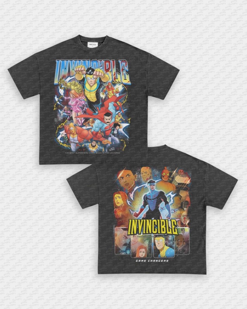 INVINCIBLE TEE - [DS] - VIP - GAME CHANGERS - GAME CHANGERS GRAPHIC TEE