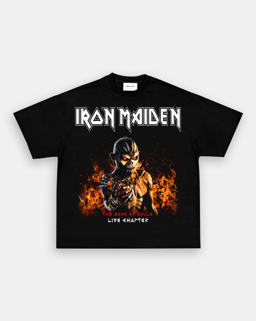 IRON MAIDEN - BOOK OF SOULS TEE - VIP - GAME CHANGERS - GAME CHANGERS GRAPHIC TEE