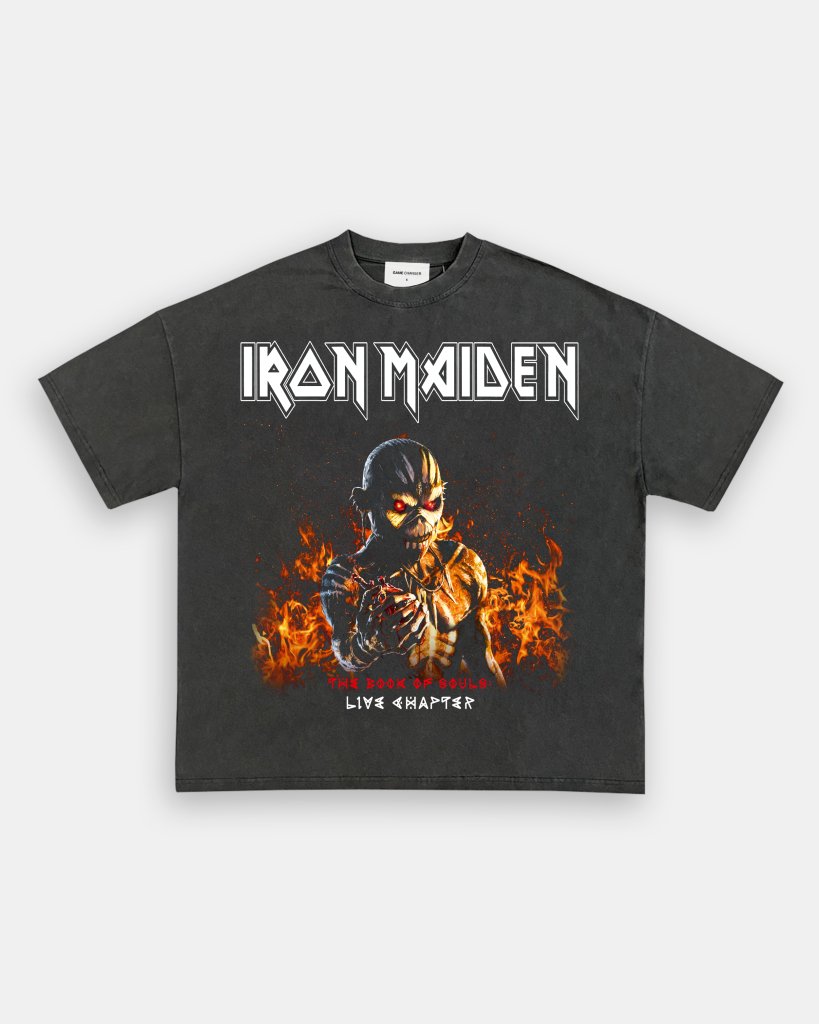 IRON MAIDEN - BOOK OF SOULS TEE - VIP - GAME CHANGERS - GAME CHANGERS GRAPHIC TEE