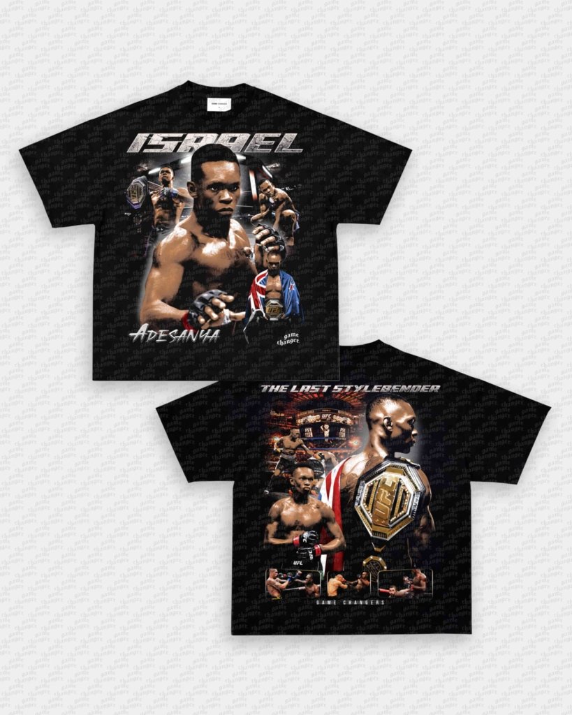ISRAEL ADESANYA V2 TEE - [DS] - VIP - GAME CHANGERS - GAME CHANGERS GRAPHIC TEE