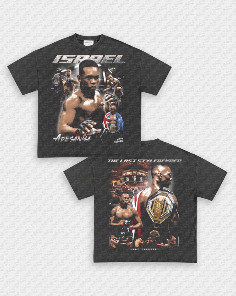 ISRAEL ADESANYA V2 TEE - [DS] - VIP - GAME CHANGERS - GAME CHANGERS GRAPHIC TEE