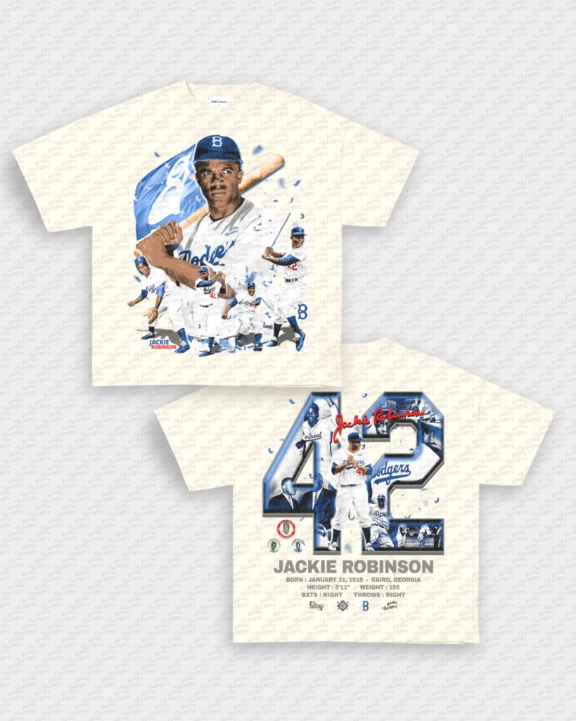 JACKIE ROBINSON V2 TEE - [DS] - VIP - GAME CHANGERS - GAME CHANGERS GRAPHIC TEE