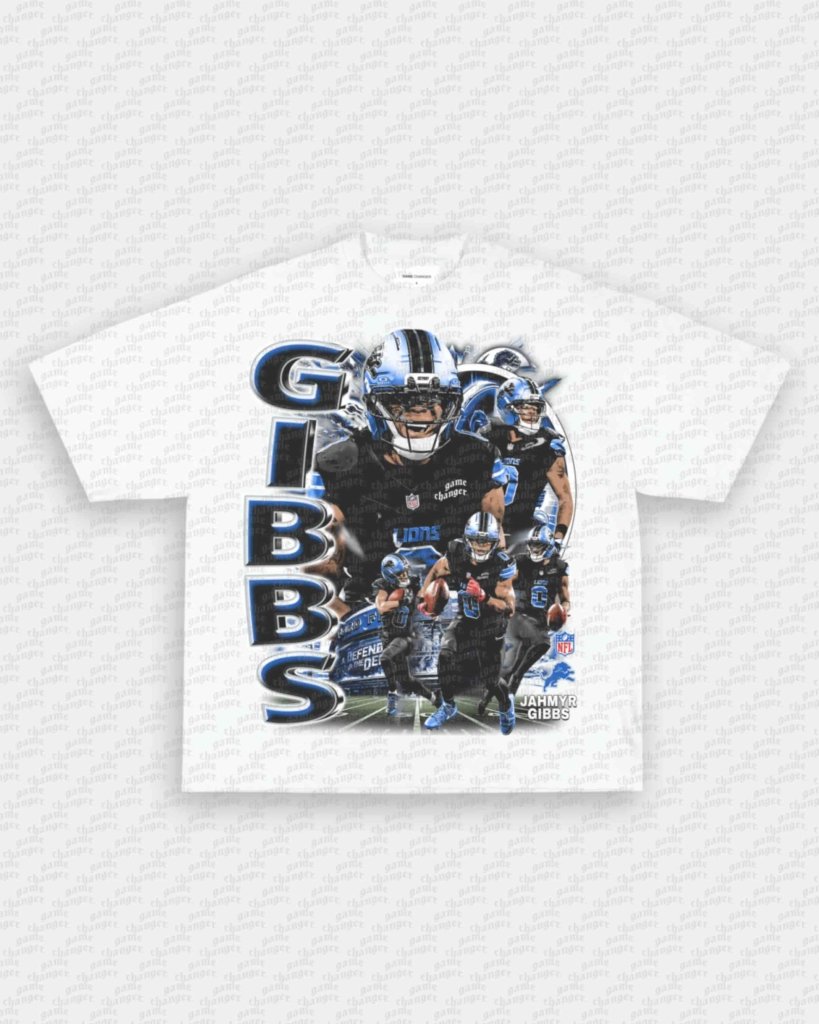 JAHMYR GIBBS V3 TEE - VIP - GAME CHANGERS - GAME CHANGERS GRAPHIC TEE
