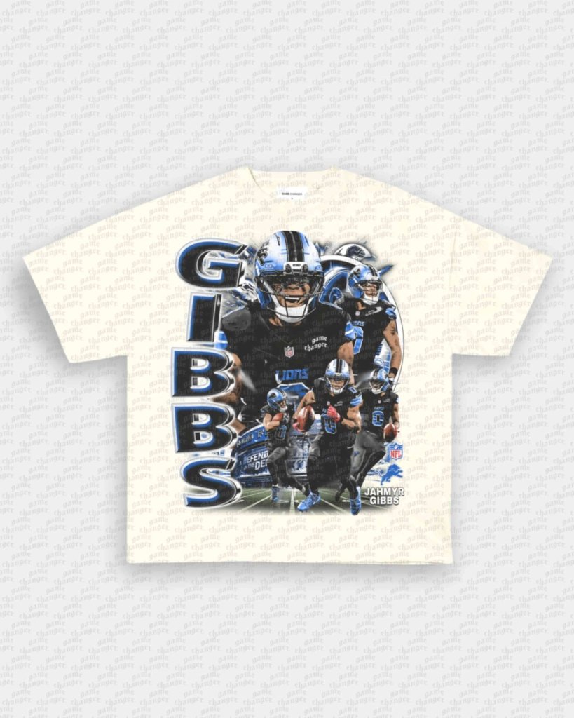 JAHMYR GIBBS V3 TEE - VIP - GAME CHANGERS - GAME CHANGERS GRAPHIC TEE