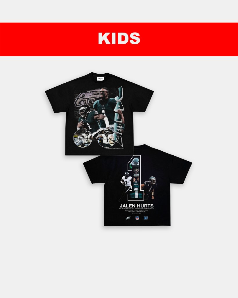 JALEN HURTS - KIDS TEE [DS] - VIP - GAME CHANGERS TEE