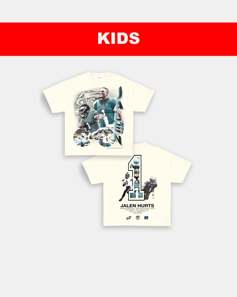 JALEN HURTS - KIDS TEE [DS] - VIP - GAME CHANGERS TEE