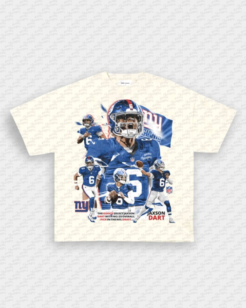 JAXSON DART - NYG TEE - VIP - GAME CHANGERS - GAME CHANGERS GRAPHIC TEE