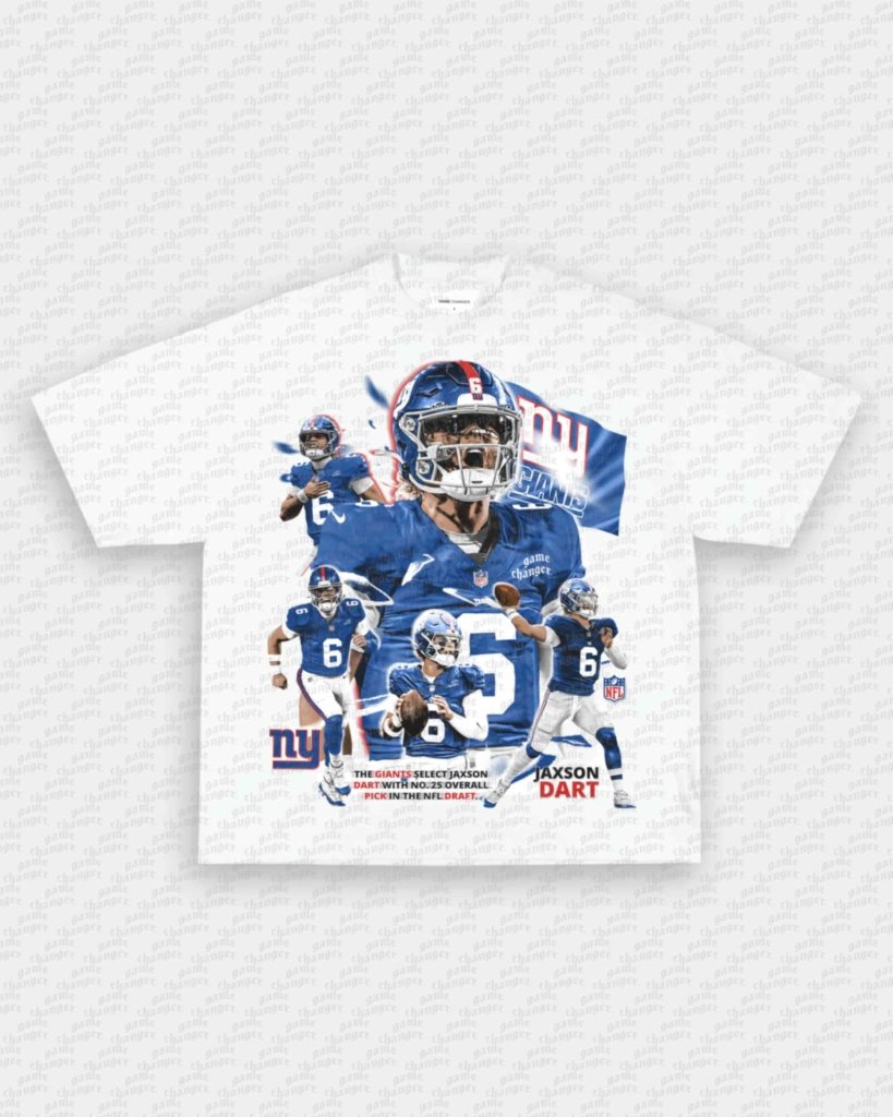 JAXSON DART - NYG TEE - VIP - GAME CHANGERS - GAME CHANGERS GRAPHIC TEE